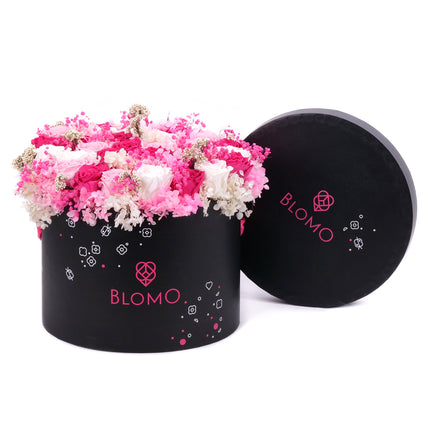 03001990_in-eterno-cerny-blomo-box-l-preparovane-ruze-hortenzie-a-gypsophila