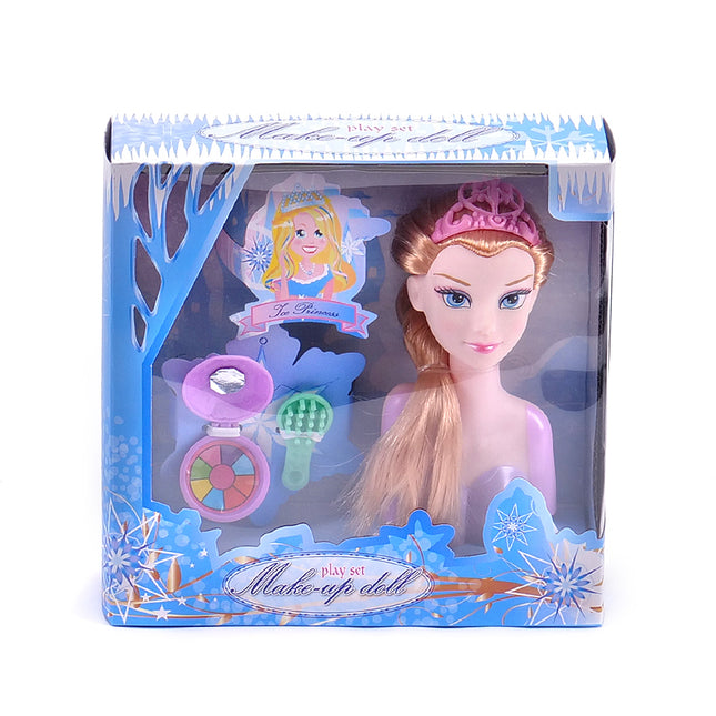 Panenka na česání a líčení