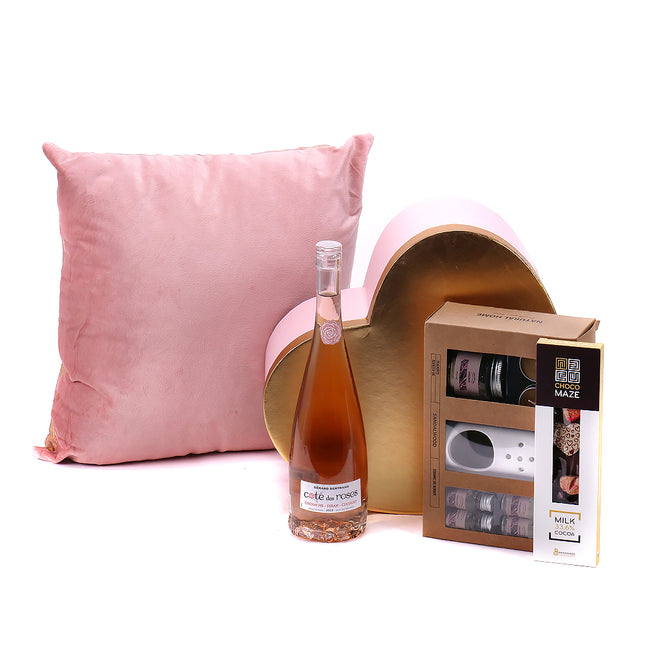 Dárkový box srdce Chocomaze Milk