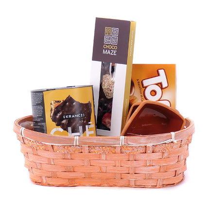 Dárkový proutěný košík Crunche