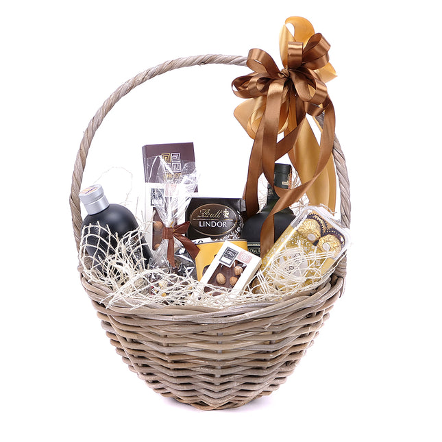 Dárkový ratanový koš Diplomatico