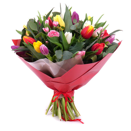 Sweet barevné tulipány a minikarafiáty