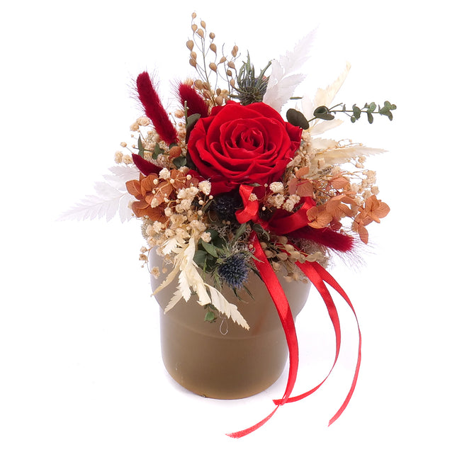 In eterno keramický box červená růže Monalisa red