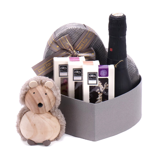 Dárkový box srdce s dekorací