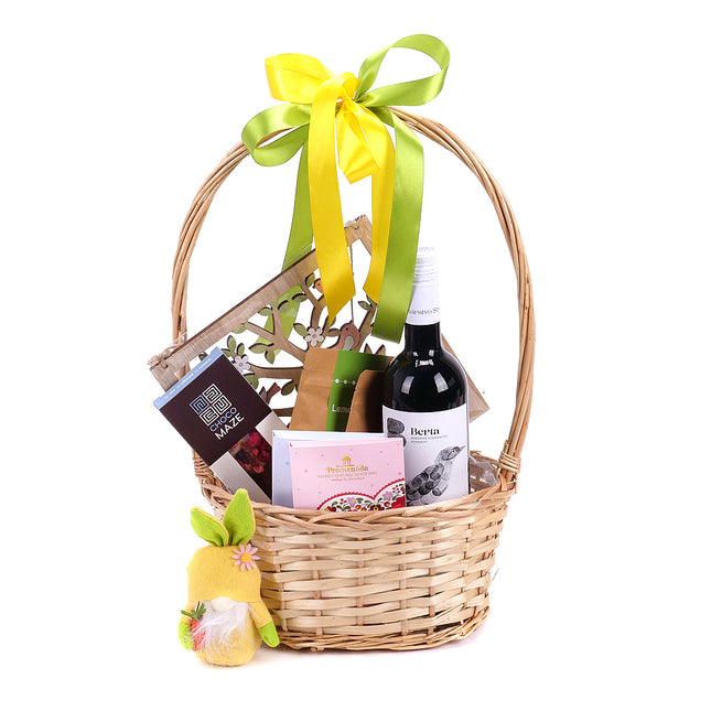 Dárkový proutěný koš Promenada