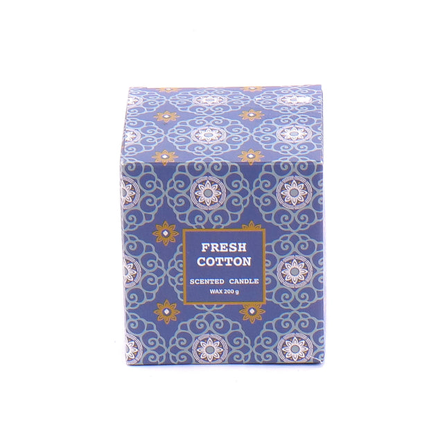 Svíčka vonná sklo 8x8cm