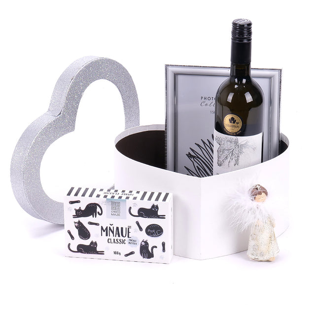 Dárkový box srdce anděl