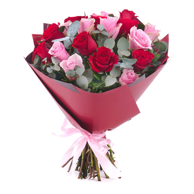 Sweet červené a růžové růže