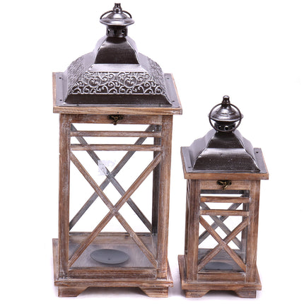 Dárkový set dřevěné lucerny 12