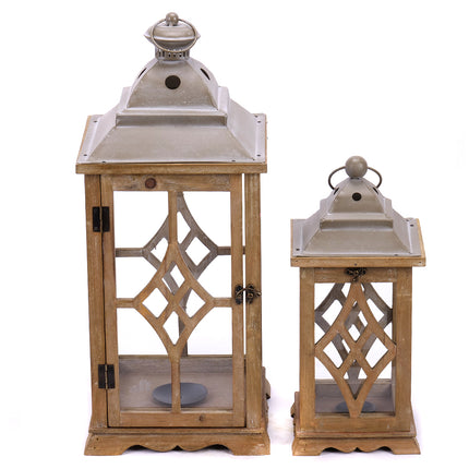 Dárkový set dřevěné lucerny 14