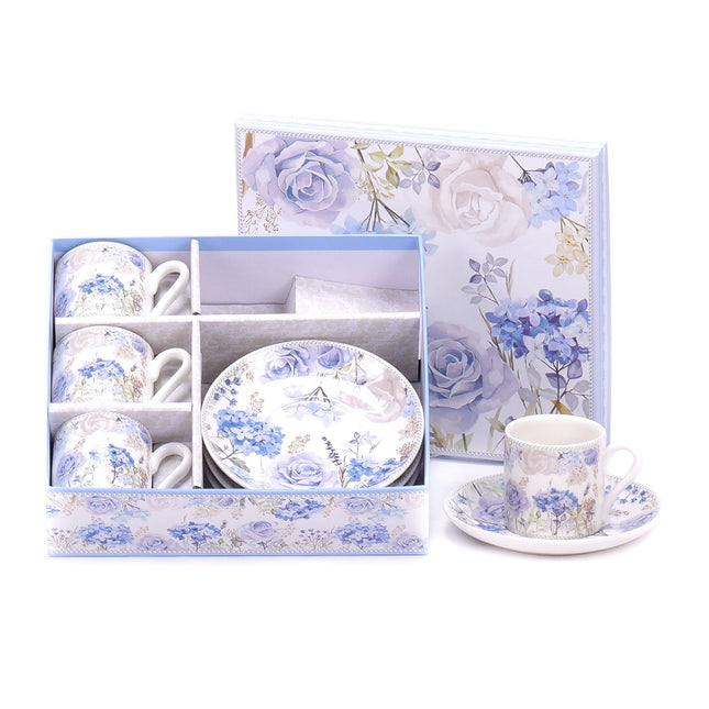 Set šálek x4 v dárkovém boxu keramika