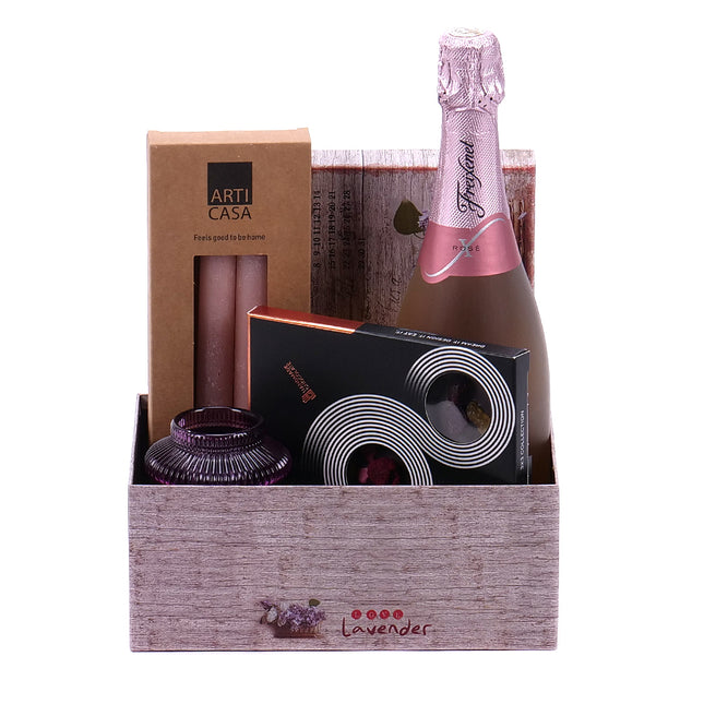 Dárkový box šedé srdce