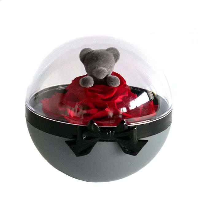 Medvídek s růží 11x11cm