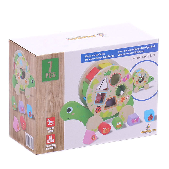 Korytnačka vkladačka tvarov drevo