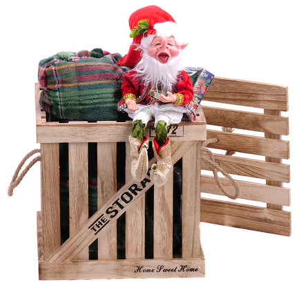 Dárkový dřevěný box Mikuláš