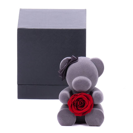 Medvídek s růží 8x11cm