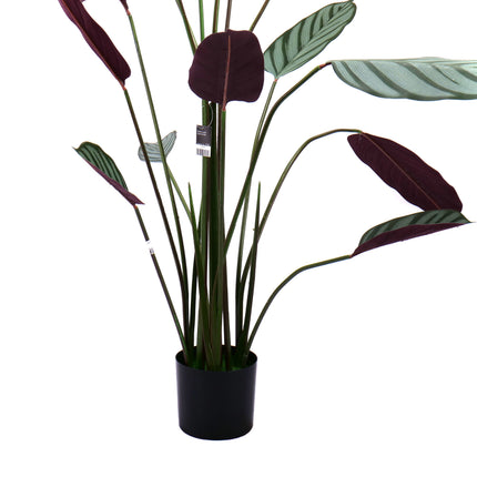 Calathea v květináči 140cm umělá