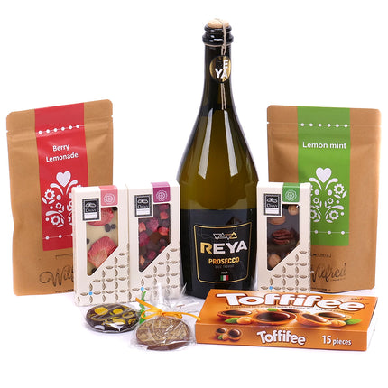 Dárkový proutěný koš premium