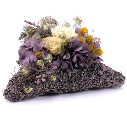 In eterno aranžmán hortenzia a ruže