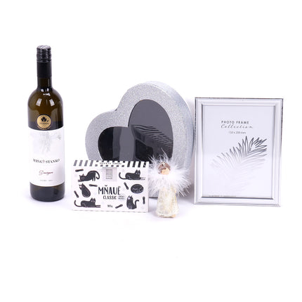 Dárkový box srdce anděl