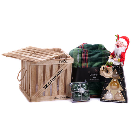 Dárkový dřevěný box Mikuláš