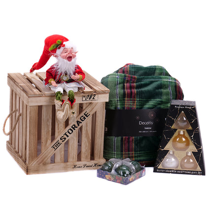 Dárkový dřevěný box Mikuláš