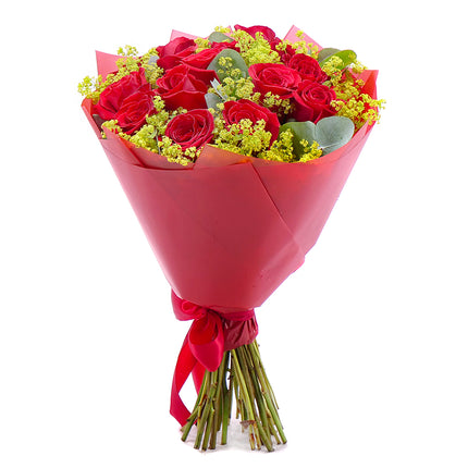 Sweet červené růže a kontryhel