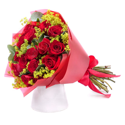 Sweet červené růže a kontryhel