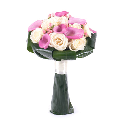 Lady biele ruže a kaly