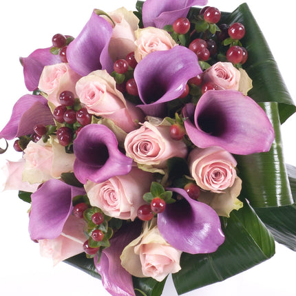 Lady ružové ruže a kaly