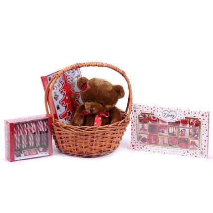 Dárkový proutěný košík Carla z lásky