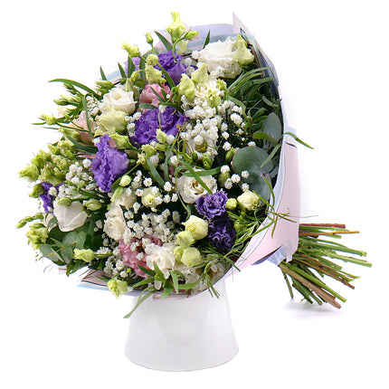 Sweet barevné lisiantusy a gypsophila