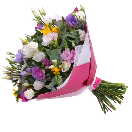 Sweet farebné frézie a lisiantus