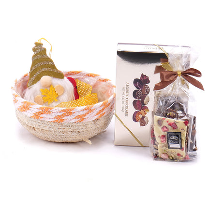 Dárkový ratanový koš trpaslík