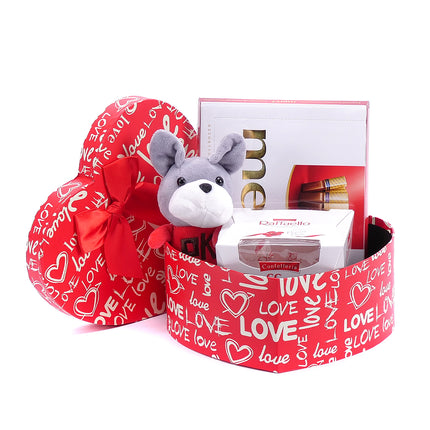 Dárkový love box s klíčenkou