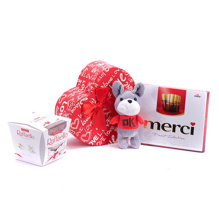 Dárkový love box s klíčenkou