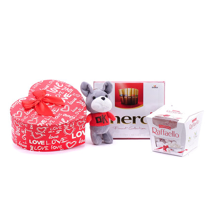 Dárkový love box s klíčenkou