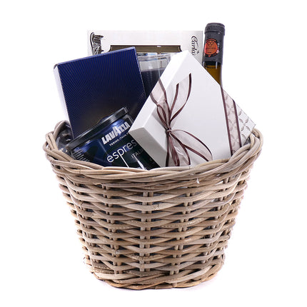 Dárkový proutěný koš Metaxa