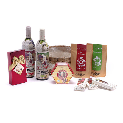 Ratanový dárkový koš dva Matyšáky