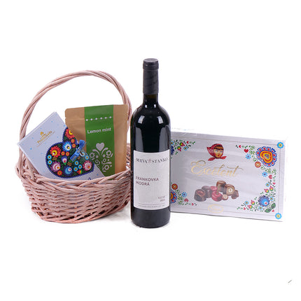 Dárkový koš Mrva & Stanko Frankovka Modrá