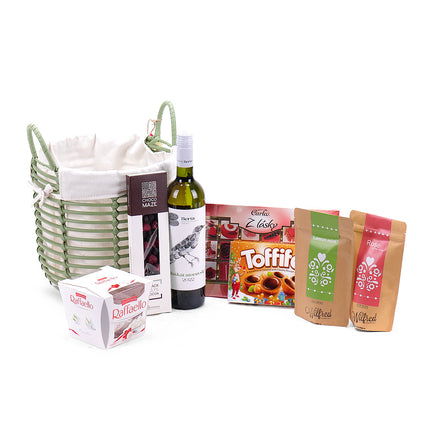 Dárkový ratanový koš Berta