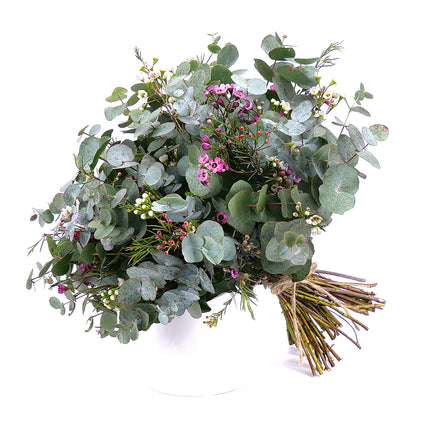 Nature Kytice eukalypt a waxflower