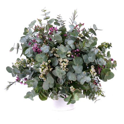 Nature Kytice eukalypt a waxflower
