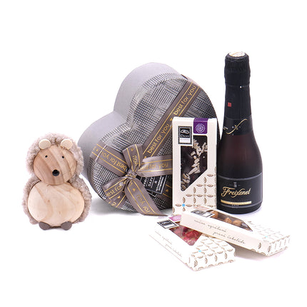 Dárkový box srdce s dekorací