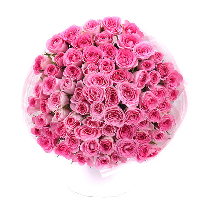 Sweet růžové růže Time Square