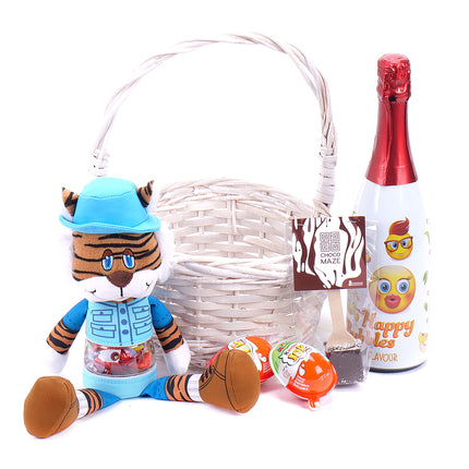 Dárkový dětský set plyšové zvířátko s bonbóny