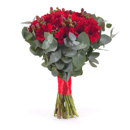 Perla červené mini gerbery