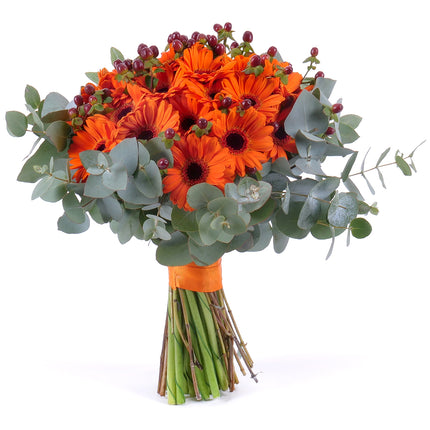 Perla oranžové mini gerbery