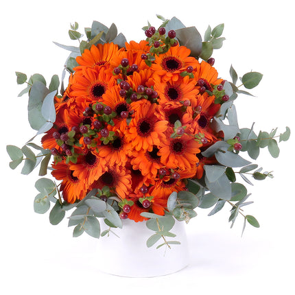 Perla oranžové mini gerbery