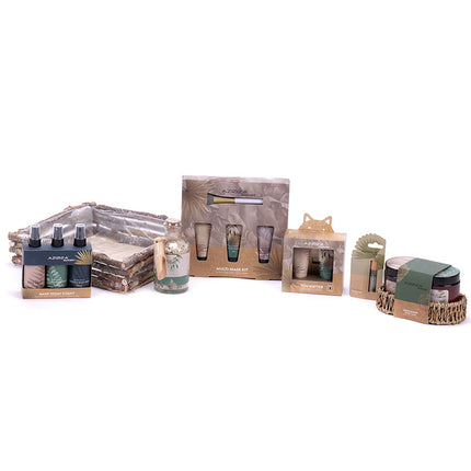 Dárkový dřevěný box wellness